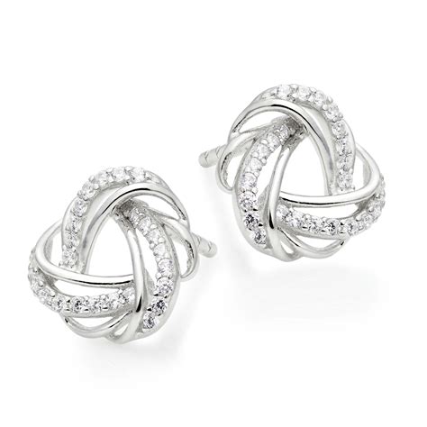 beaverbrooks silver stud earrings